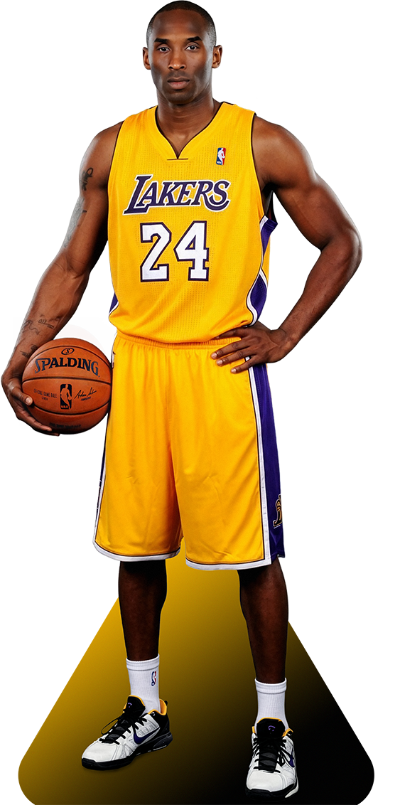 Kobe Bryant yellow court background